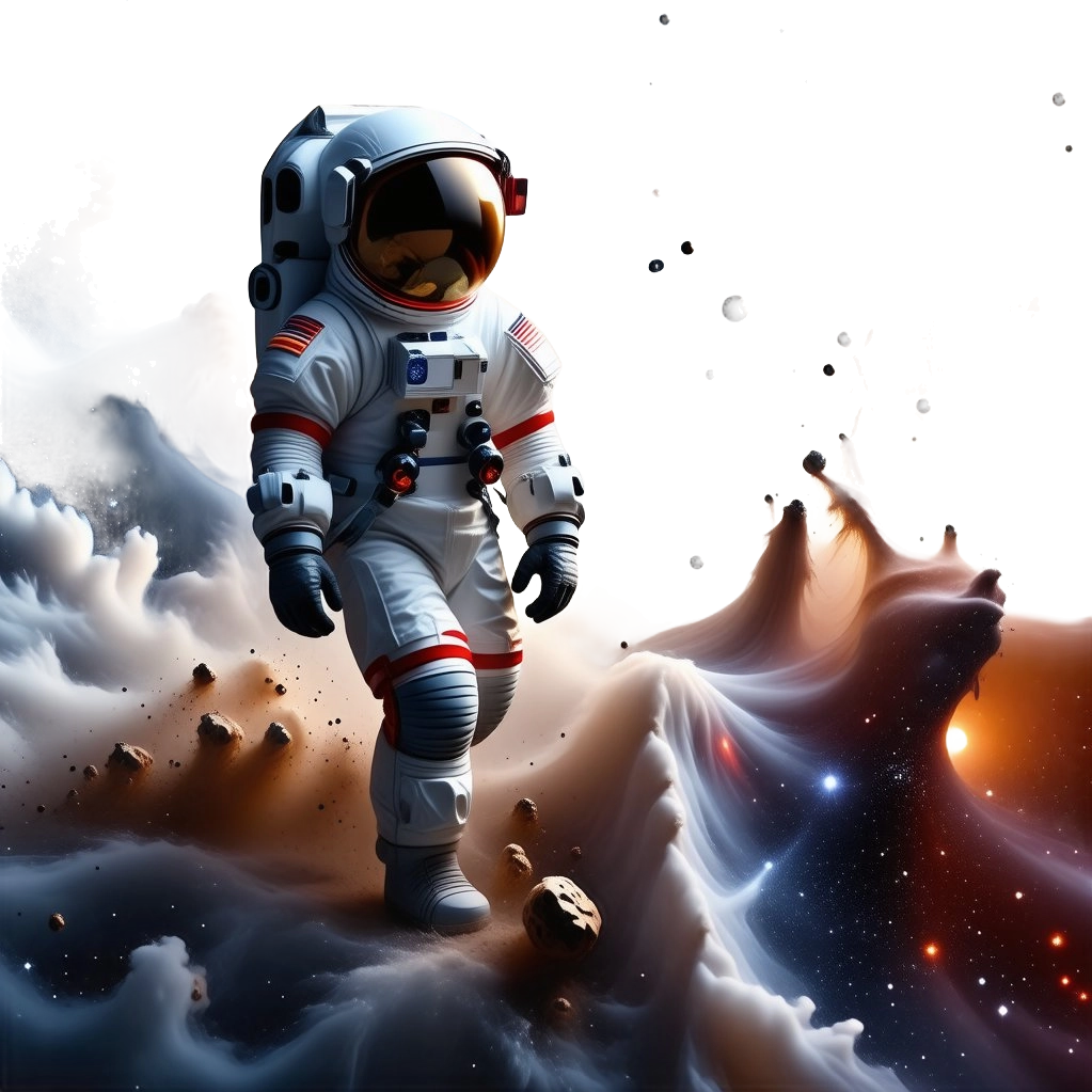 Astronaut in the Nebula